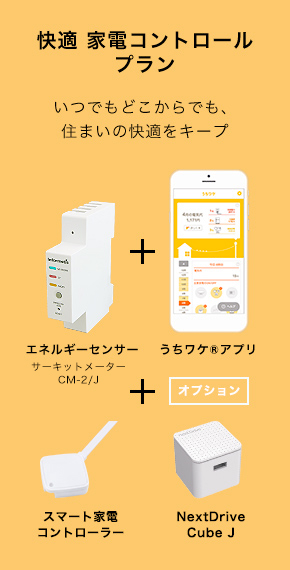 快適 家電コントロールプラン いつでもどこからでも、住まいの快適をキープ